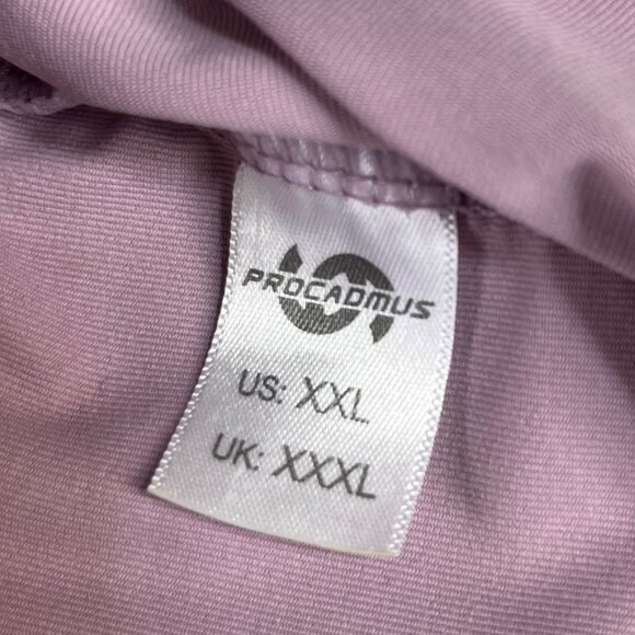 Procadmus Activewear Top Womens XXL Pink Vneck Long Sleeve - Picture 6 of 7